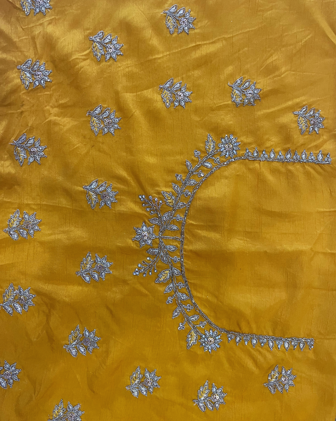 Banarasi Silk Bridal (Wedding) Saree in all over Zari hand weaving in red colour