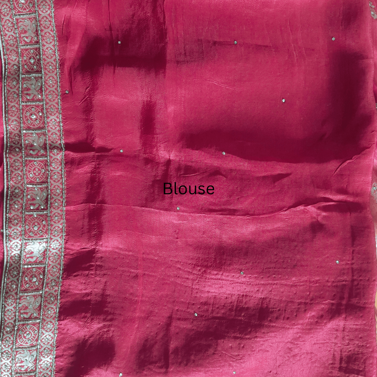 Bridal and wedding special Banarasi Silk Saree in all over handwork, heavy pallu - Kalyanam By Swati