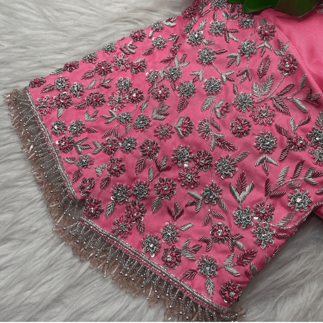 Designer handmade blouse in hand maggam work (Made on Order Only) - Kalyanam By Swati