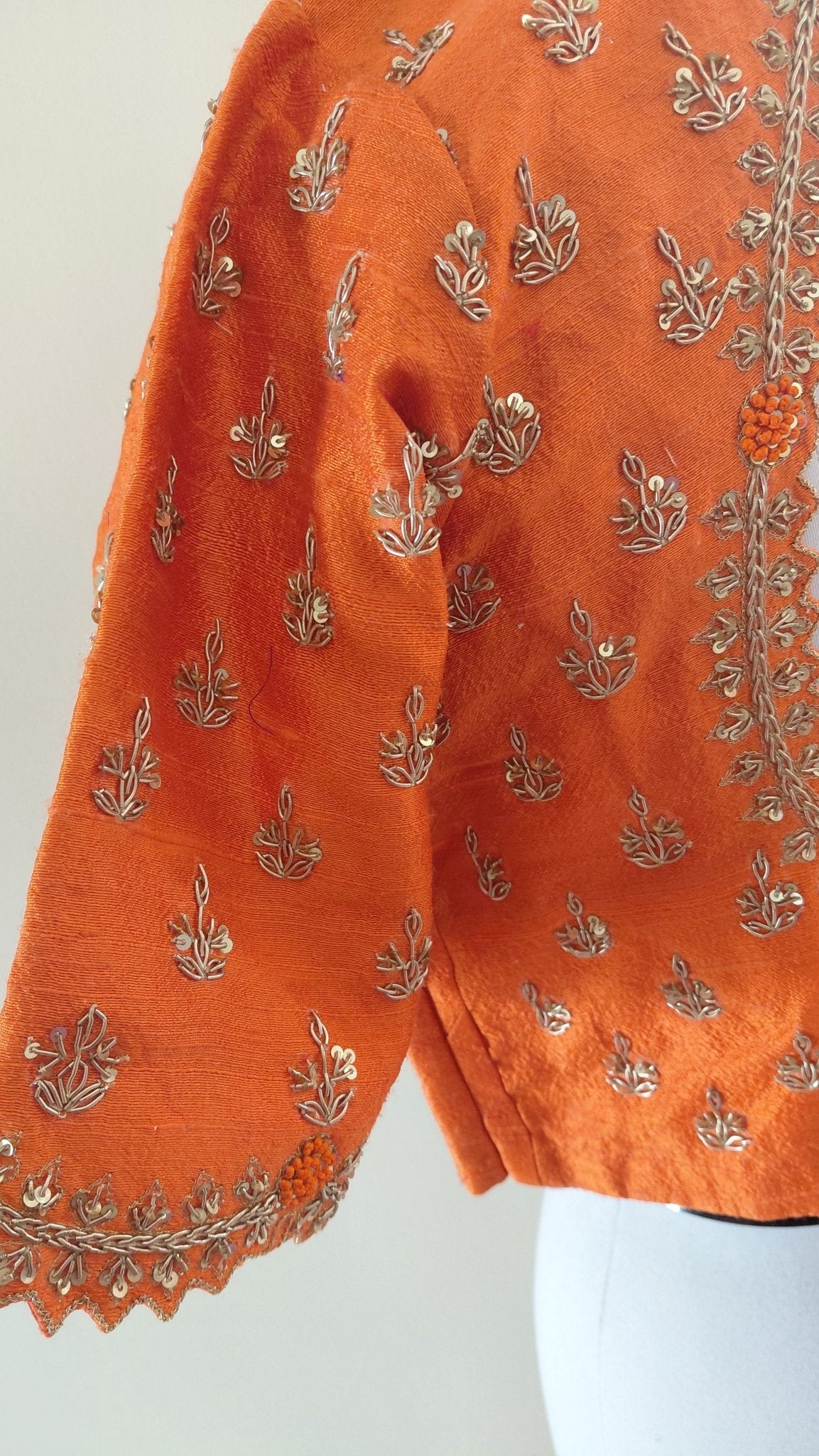 Designer handmade blouse in zardozi handwork (Made on order only) - Kalyanam By Swati