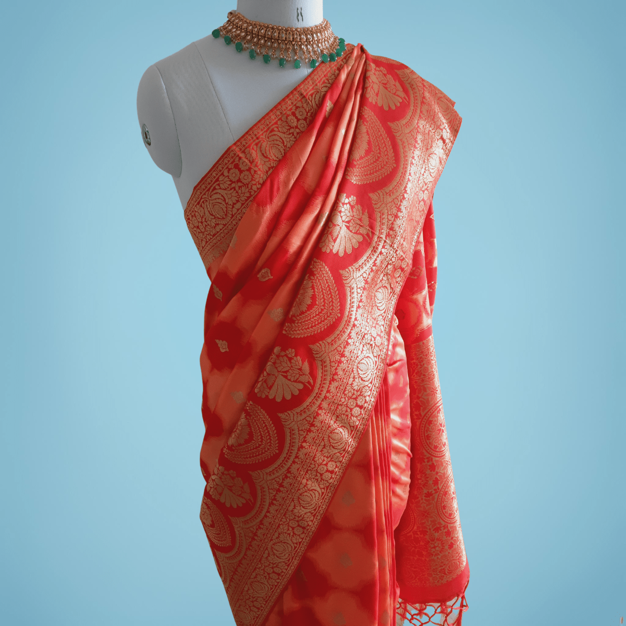 Pure Banarasi Silk Saree in Rangkaat Weaving - Kalyanam By Swati