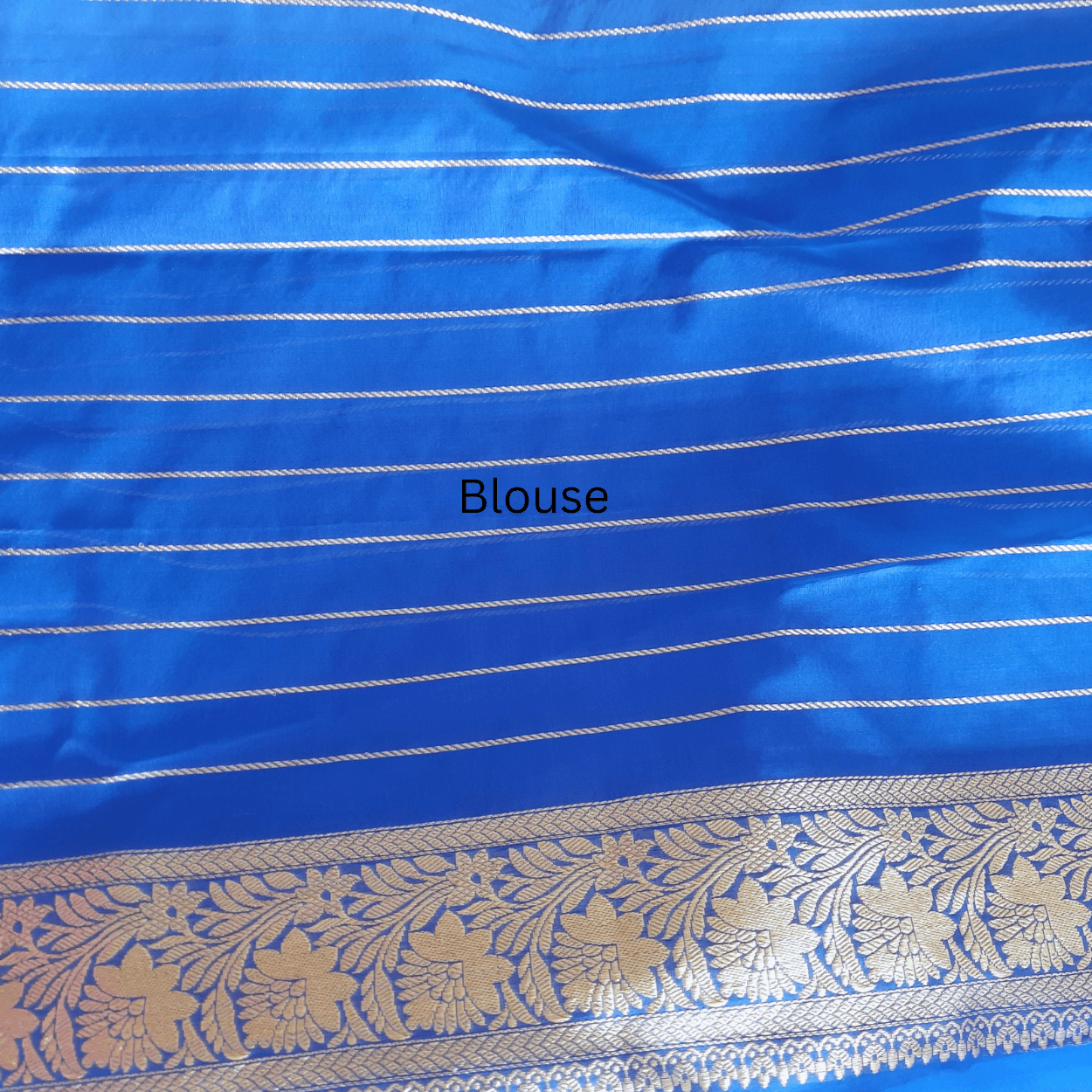 Silkmark certified Pure Banrasi Kora handloom Silk Saree in kadhua butta zari weaving - Kalyanam By Swati