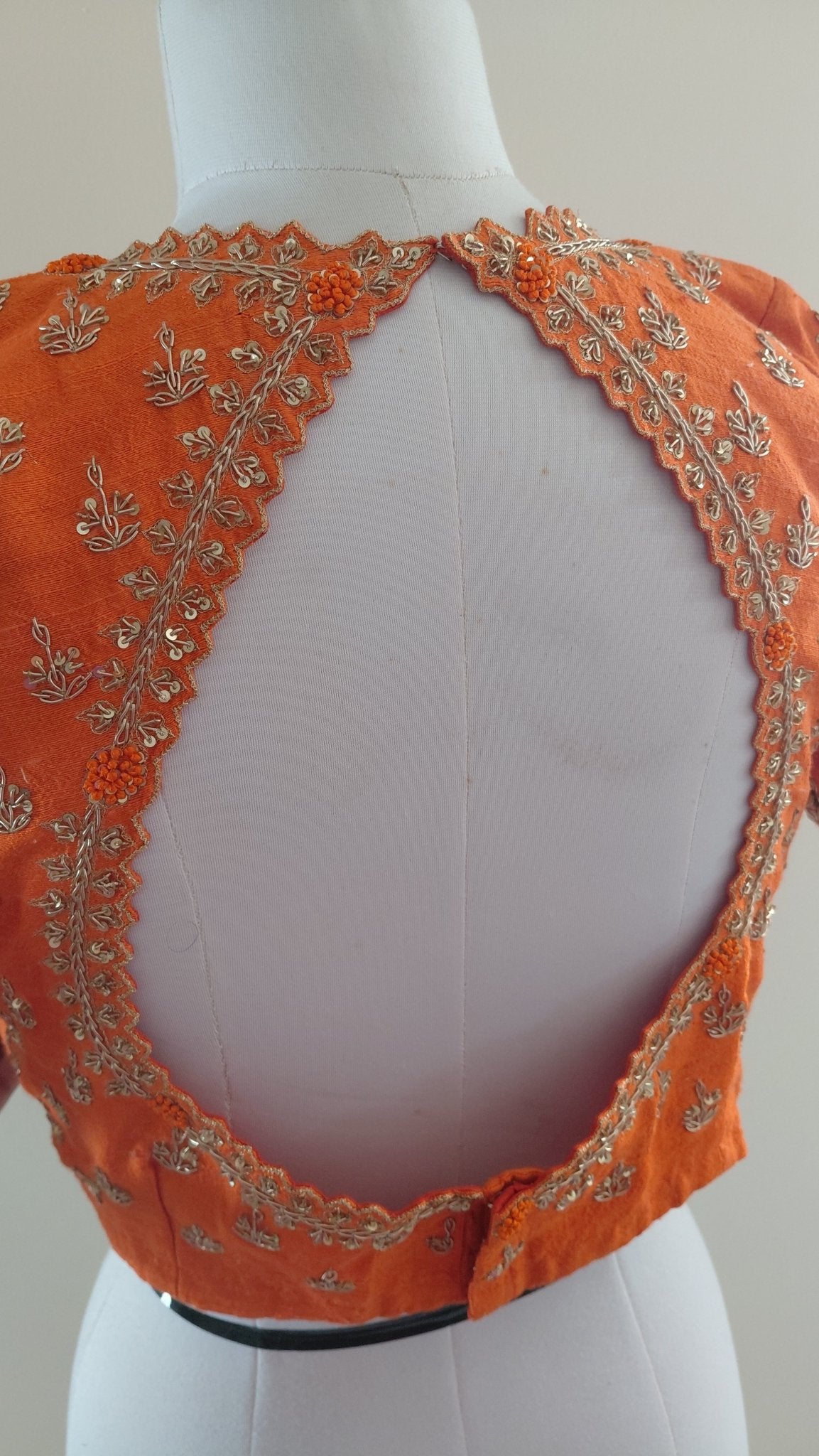 Designer handmade blouse in zardozi handwork (Made on order only) - Kalyanam By Swati